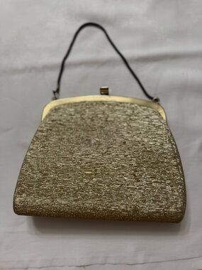 Vintage Gold Lame Purse